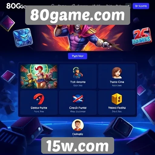 Análise das funcionalidades do site 80game.com