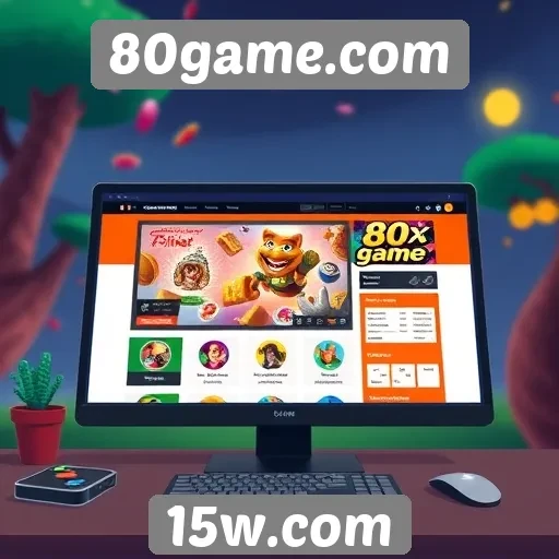 Experiência do usuário na navegação do site 80game.com
